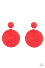 Load image into Gallery viewer, Circulate The Room Earring - Red
