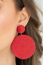 Load image into Gallery viewer, Circulate The Room Earring - Red
