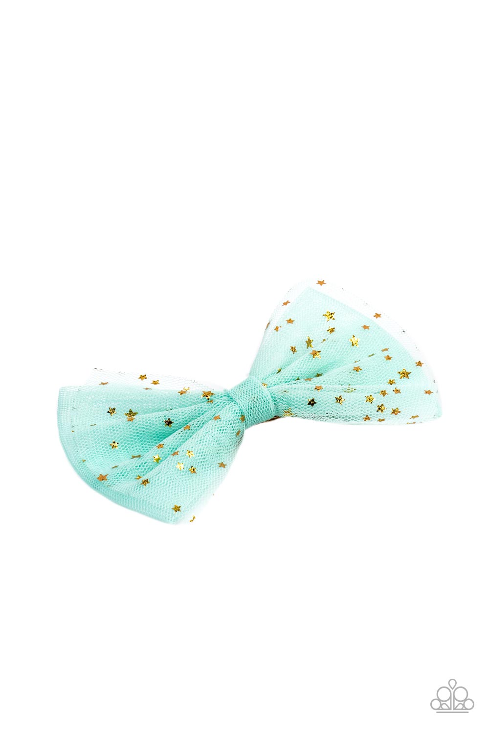 Twinkly Tulle Hair Clip - Green