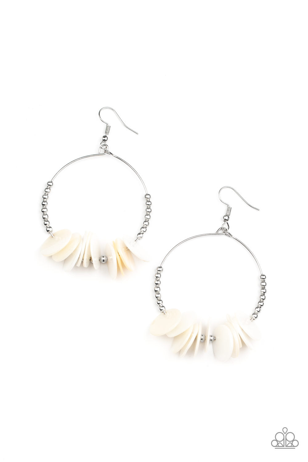 Caribbean Cocktail Earring - White