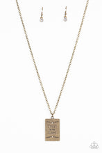 Load image into Gallery viewer, All About Trust Necklace Set - Brass
