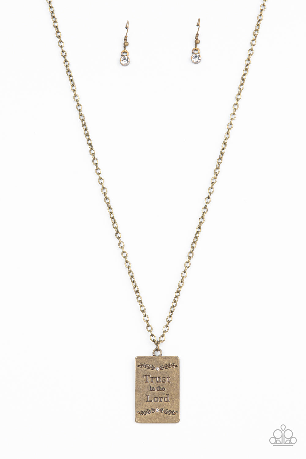 All About Trust Necklace Set - Brass