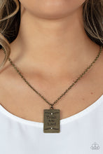 Load image into Gallery viewer, All About Trust Necklace Set - Brass
