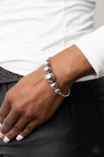 Load image into Gallery viewer, Bead Creed Bracelet - Silver
