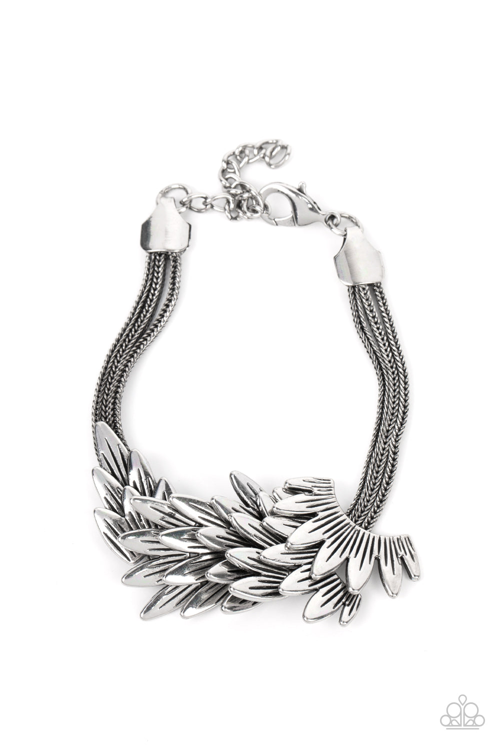 BOA and Arrow Bracelet - Silver