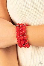 Load image into Gallery viewer, Coastal Coastin Bracelet - Red
