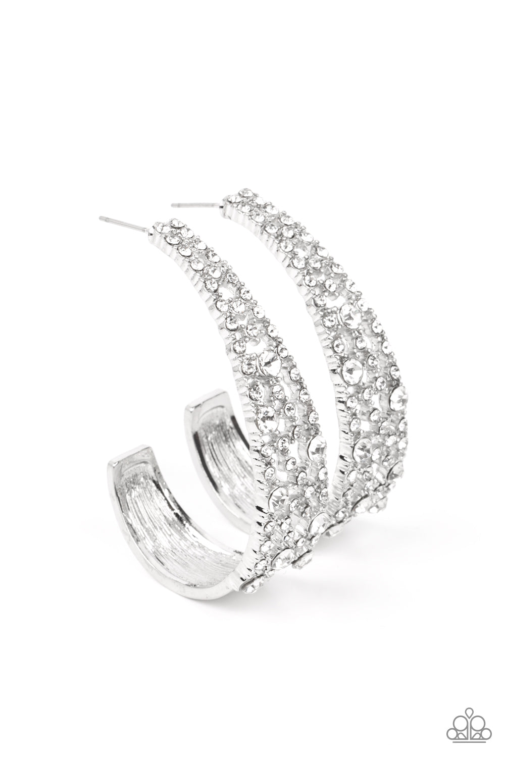 Cold as Ice Earring - White