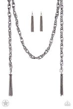 Load image into Gallery viewer, SCARFed for Attention Necklace Set - Gunmetal
