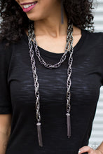 Load image into Gallery viewer, SCARFed for Attention Necklace Set - Gunmetal
