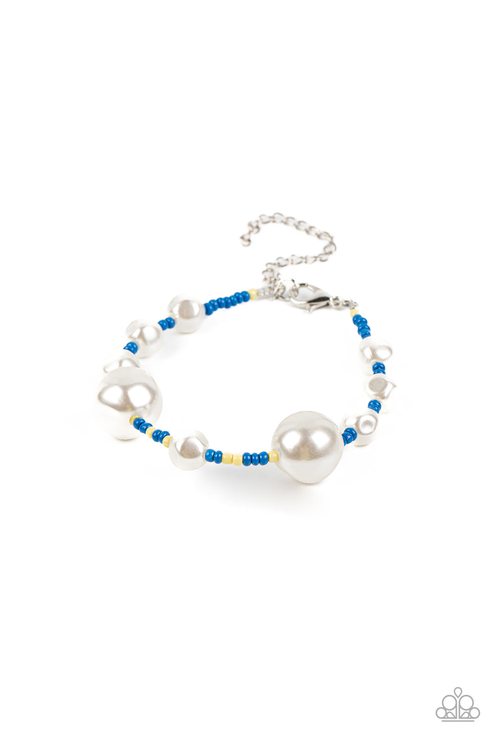 Contemporary Coastline Necklace Set - Blue