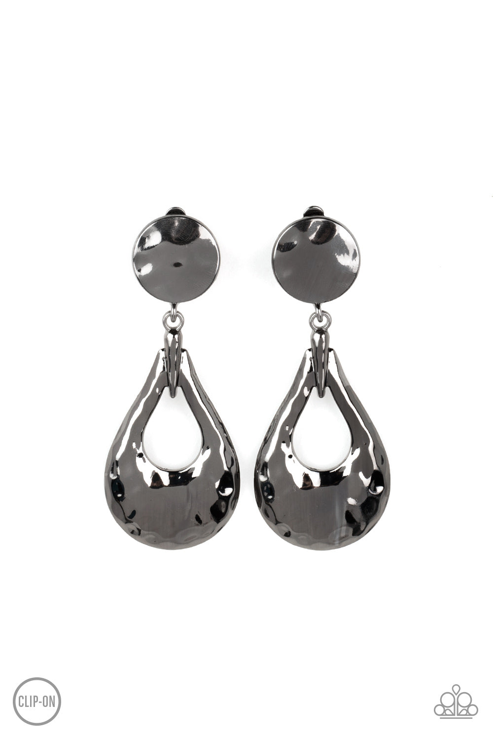 Metallic Magic Earring - Black