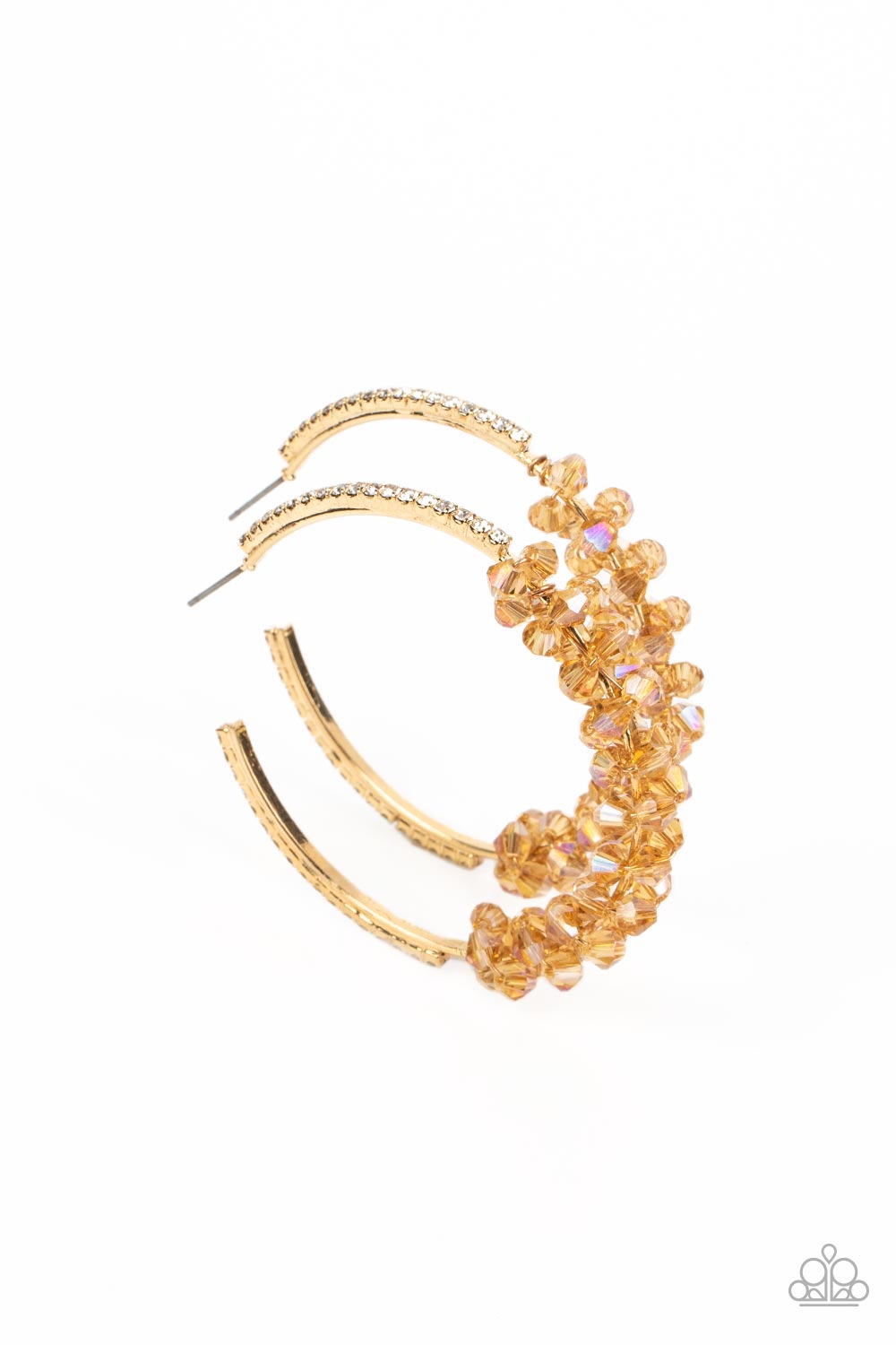 Bubble-Bursting Bling Earring - Gold