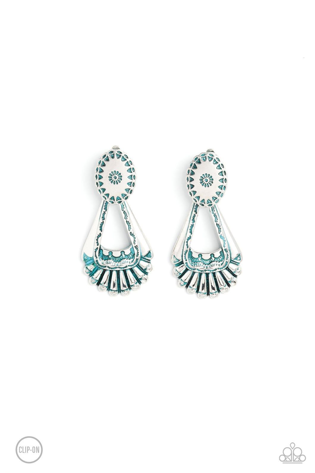 Casablanca Chandeliers Earring - Blue