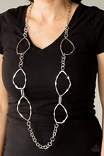 Load image into Gallery viewer, Abstract Artifact Necklace Set - Silver
