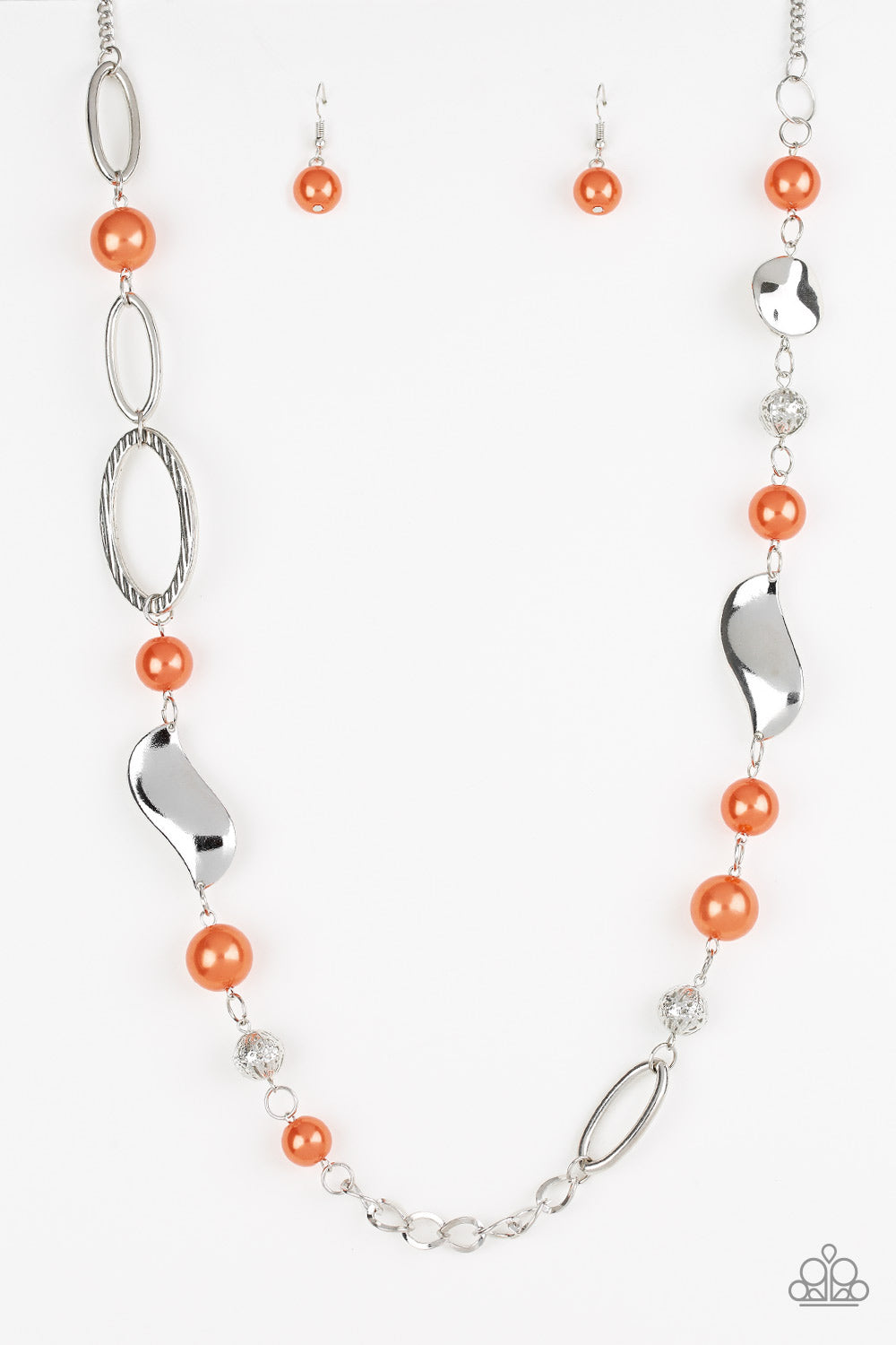 All About Me Necklace Set - Orange