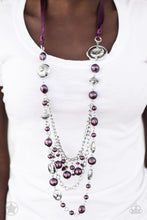 Load image into Gallery viewer, All The Trimmings Necklace Set - Purple
