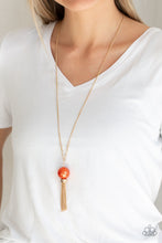 Load image into Gallery viewer, Belle of the BALLROOM Necklace Set - Orange
