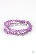 Load image into Gallery viewer, Blooming Buttercups Bracelet - Purple
