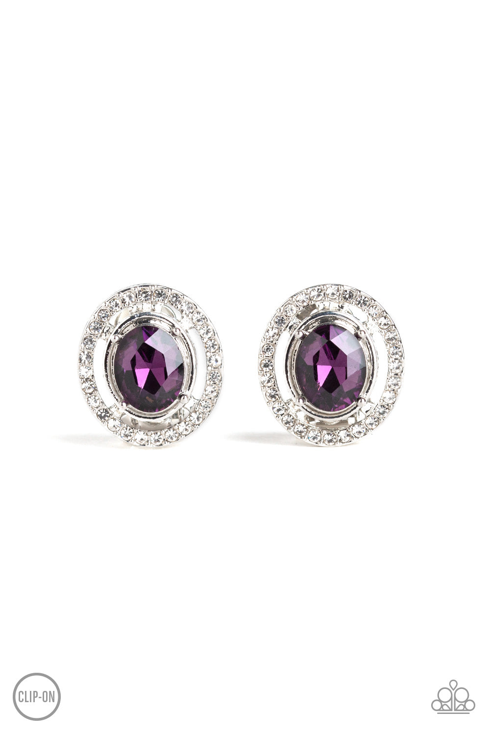 Cost A Fortune Clip-On Earrings - Purple