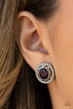 Load image into Gallery viewer, Cost A Fortune Clip-On Earrings - Purple
