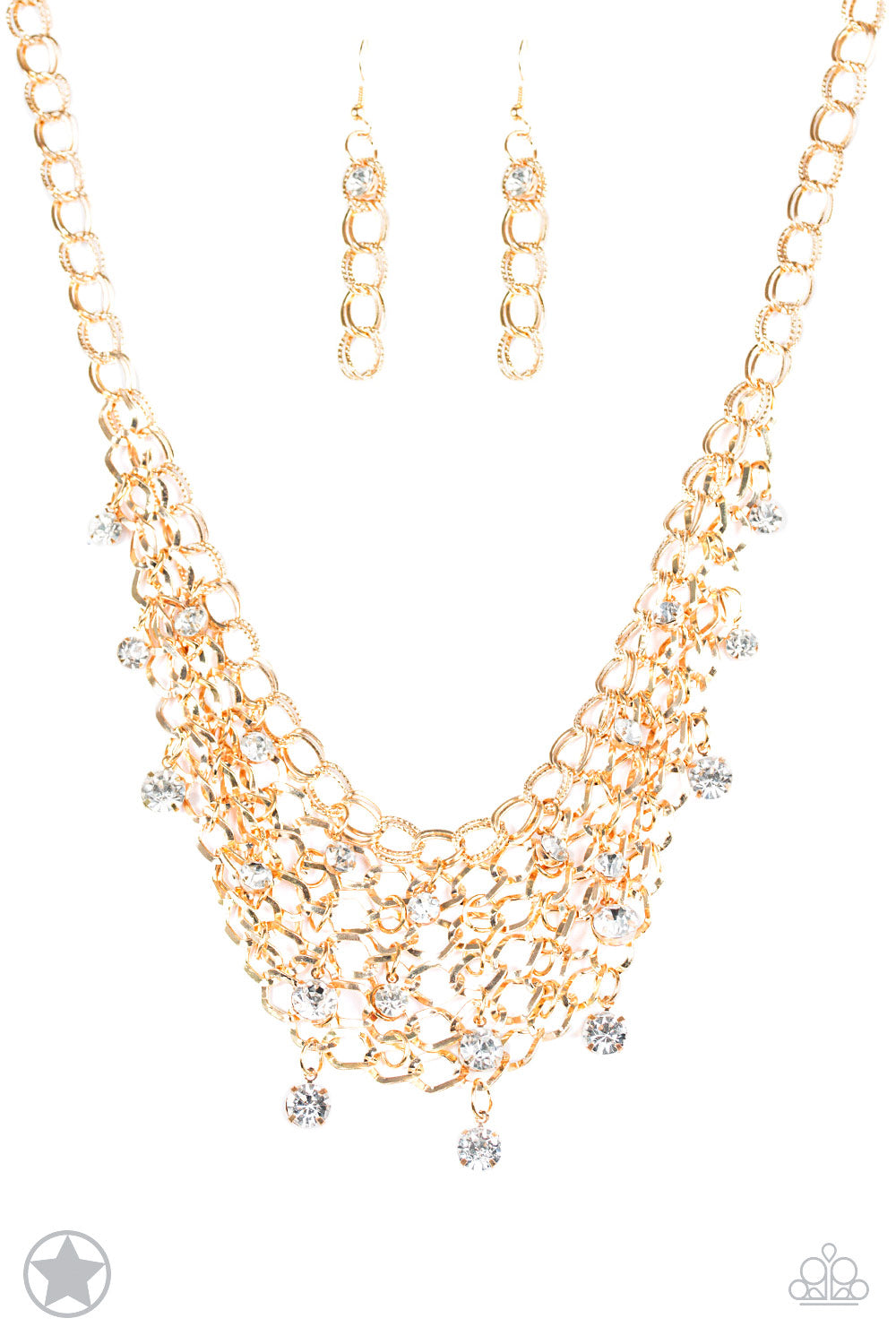 Fishing for Compliments Necklace Set - Gold