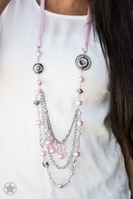 Load image into Gallery viewer, All The Trimmings Necklace Set - Pink
