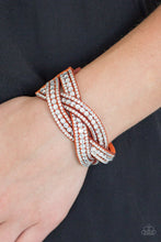 Load image into Gallery viewer, Bring on the Bling Bracelet -  Orange
